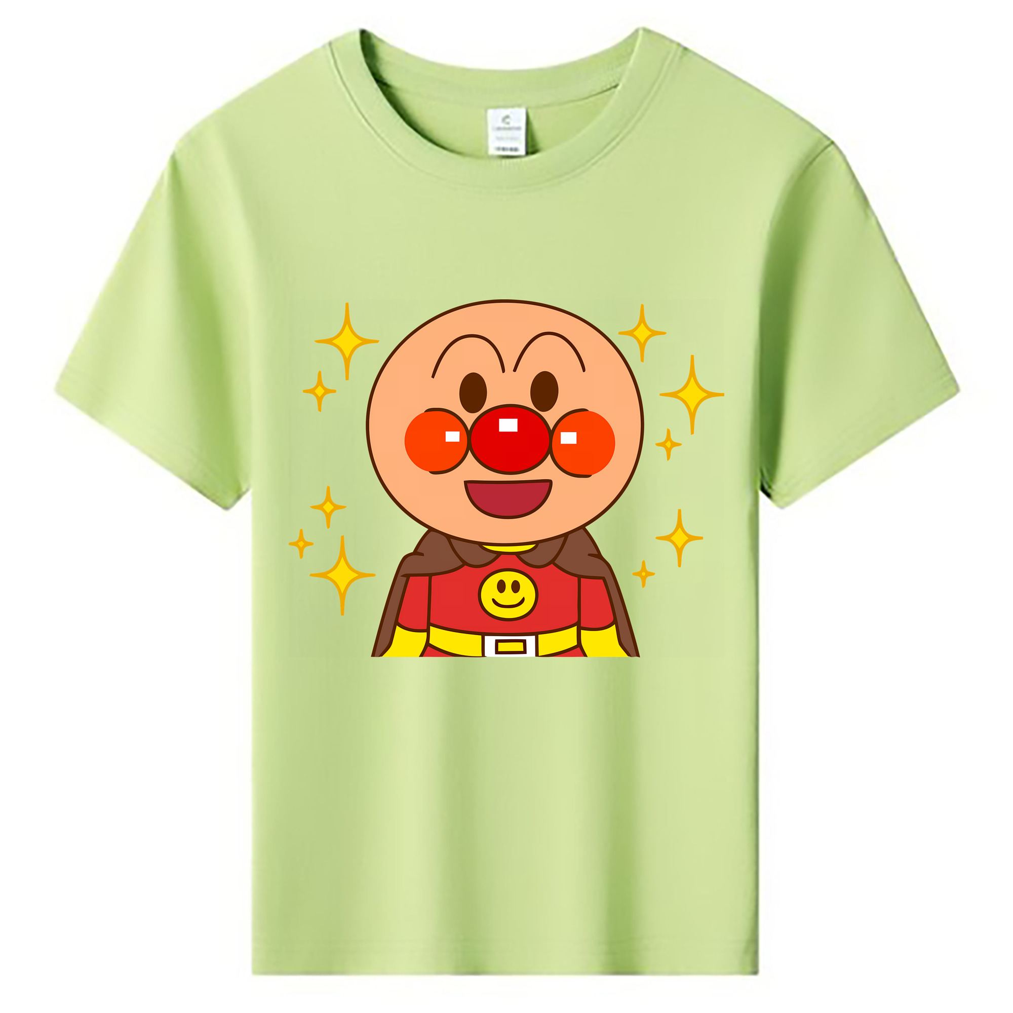 （画像用） アンパンマン Anpanman 綿100％キッズTシャツ（フロントプリント）